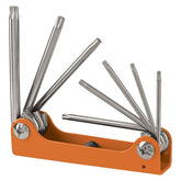 Juego de 8 llaves torx tipo navaa en desde t9 hasta t40 truper